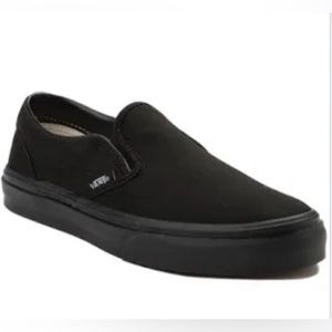 NWOB black VANS Sz 2 (kids)